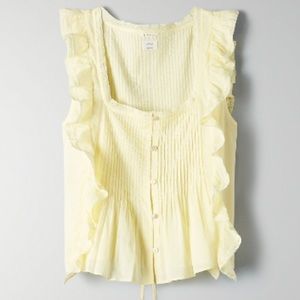 Aritzia Wilfred delacroix blouse EUC - L - yellow